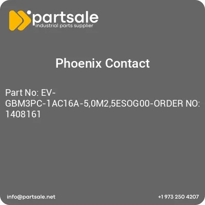 ev-gbm3pc-1ac16a-50m25esog00-order-no-1408161