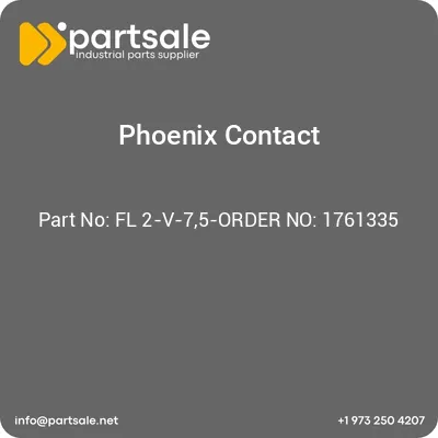 fl-2-v-75-order-no-1761335