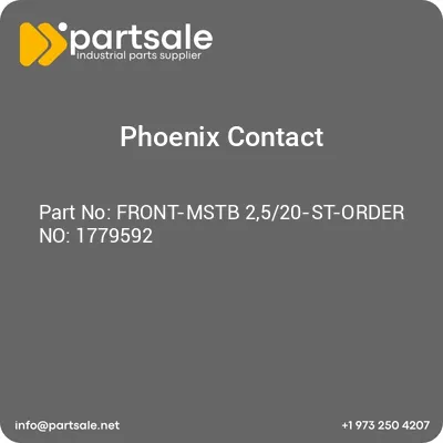 front-mstb-2520-st-order-no-1779592