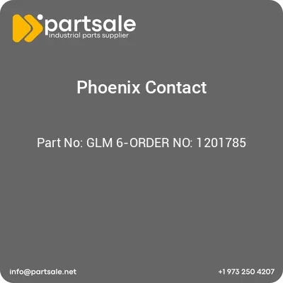 glm-6-order-no-1201785