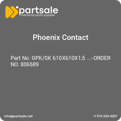 gpksk-610x610x15-order-no-806589