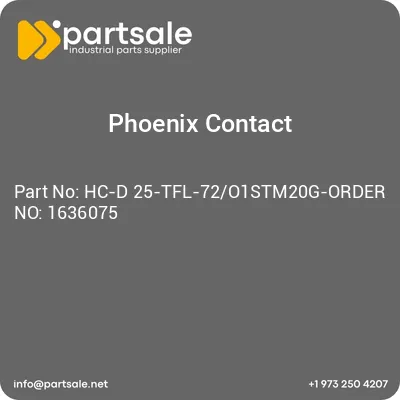 hc-d-25-tfl-72o1stm20g-order-no-1636075
