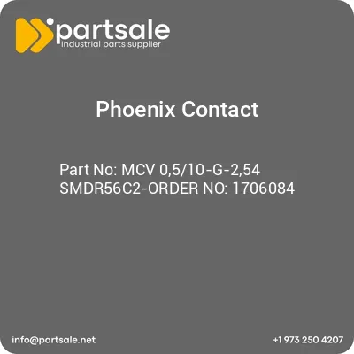 mcv-0510-g-254-smdr56c2-order-no-1706084