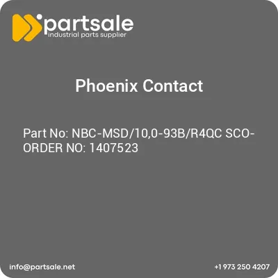 nbc-msd100-93br4qc-sco-order-no-1407523