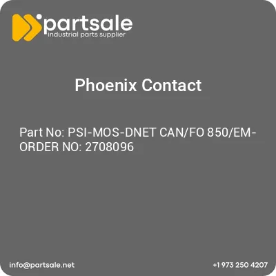 psi-mos-dnet-canfo-850em-order-no-2708096