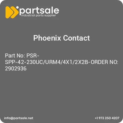 psr-spp-42-230ucurm44x12x2b-order-no-2902936