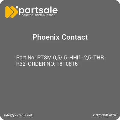 ptsm-05-5-hhi1-25-thr-r32-order-no-1810816