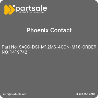 sacc-dsi-m12ms-4con-m16-order-no-1419742