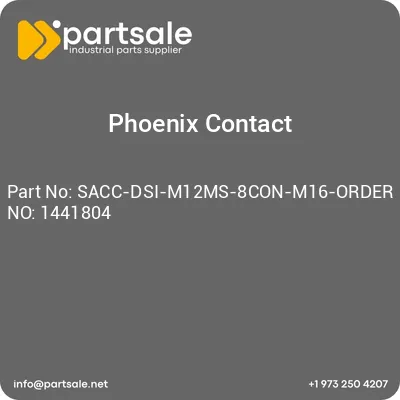sacc-dsi-m12ms-8con-m16-order-no-1441804