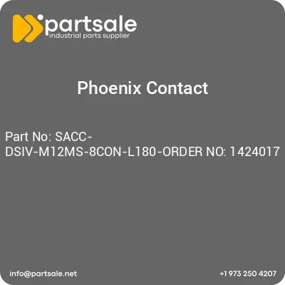 sacc-dsiv-m12ms-8con-l180-order-no-1424017