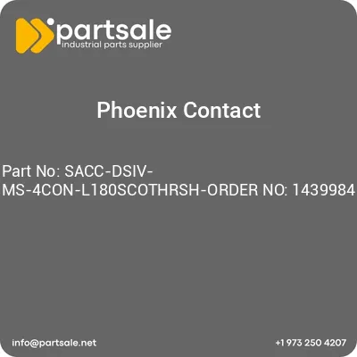 sacc-dsiv-ms-4con-l180scothrsh-order-no-1439984