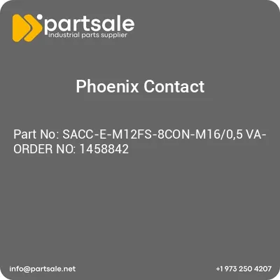 sacc-e-m12fs-8con-m1605-va-order-no-1458842
