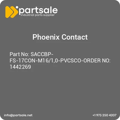 saccbp-fs-17con-m1610-pvcsco-order-no-1442269