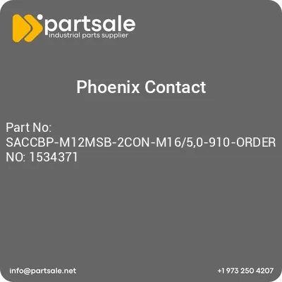 saccbp-m12msb-2con-m1650-910-order-no-1534371