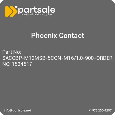 saccbp-m12msb-5con-m1610-900-order-no-1534517