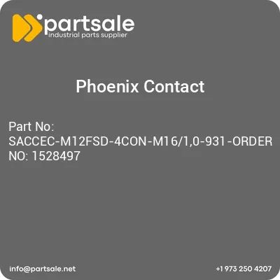 saccec-m12fsd-4con-m1610-931-order-no-1528497
