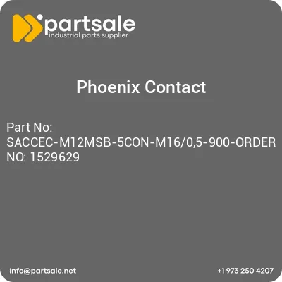 saccec-m12msb-5con-m1605-900-order-no-1529629