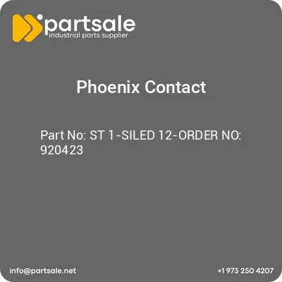 st-1-siled-12-order-no-920423