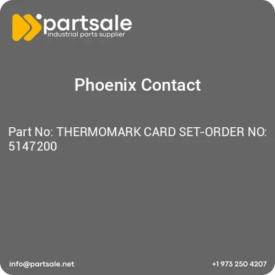 thermomark-card-set-order-no-5147200