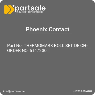 thermomark-roll-set-de-ch-order-no-5147230
