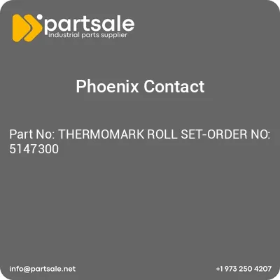 thermomark-roll-set-order-no-5147300