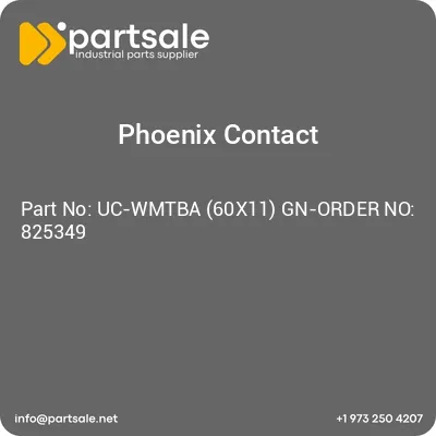 uc-wmtba-60x11-gn-order-no-825349
