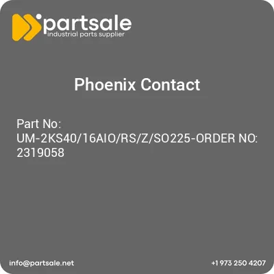 um-2ks4016aiorszso225-order-no-2319058