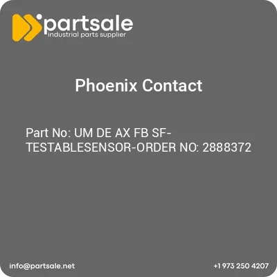 um-de-ax-fb-sf-testablesensor-order-no-2888372