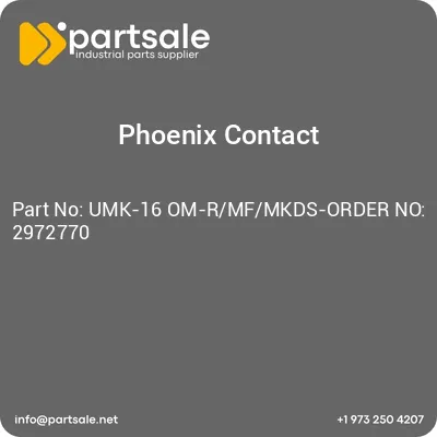 umk-16-om-rmfmkds-order-no-2972770