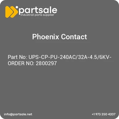 ups-cp-pu-240ac32a-456kv-order-no-2800297