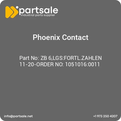 zb-6lgsfortlzahlen-11-20-order-no-10510160011