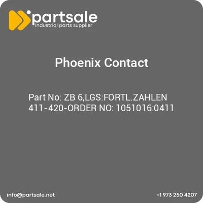 zb-6lgsfortlzahlen-411-420-order-no-10510160411