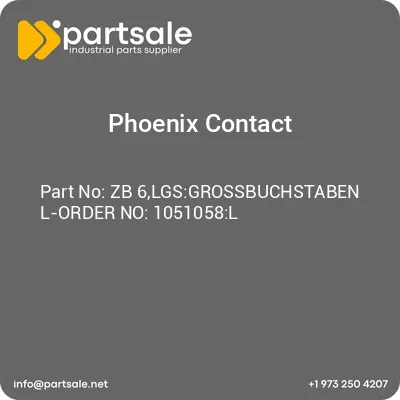 zb-6lgsgrossbuchstaben-l-order-no-1051058l