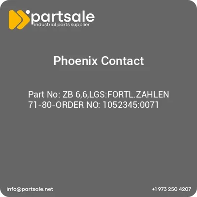 zb-66lgsfortlzahlen-71-80-order-no-10523450071