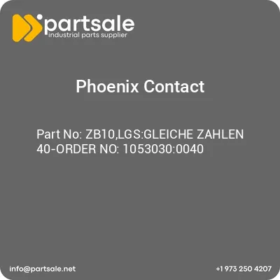 zb10lgsgleiche-zahlen-40-order-no-10530300040