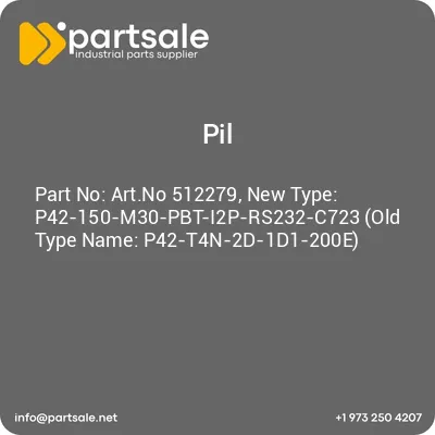 artno-512279-new-type-p42-150-m30-pbt-i2p-rs232-c723-old-type-name-p42-t4n-2d-1d1-200e