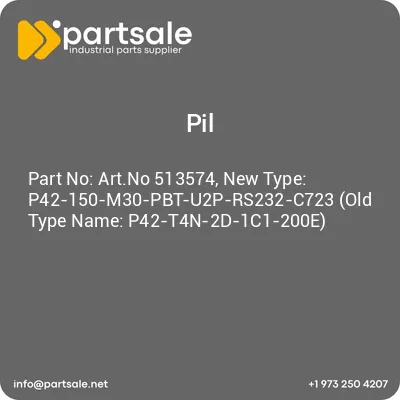 artno-513574-new-type-p42-150-m30-pbt-u2p-rs232-c723-old-type-name-p42-t4n-2d-1c1-200e