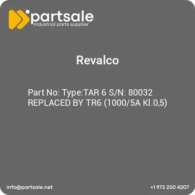 typetar-6-sn-80032-replaced-by-tr6-10005a-kl05