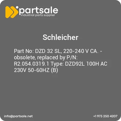 dzd-32-sl-220-240-v-ca-obsolete-replaced-by-pn-r205403191-type-dzd92l-100h-ac-230v-50-60hz-b