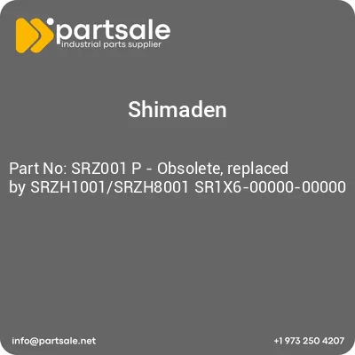 srz001-p-obsolete-replaced-by-srzh1001srzh8001-sr1x6-00000-00000
