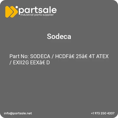 sodeca-hcdfa25a4t-atex-exii2g-eexad