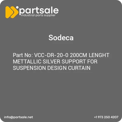 vcc-dr-20-0-200cm-lenght-mettallic-silver-support-for-suspension-design-curtain