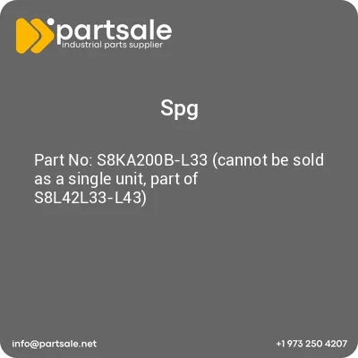 s8ka200b-l33-cannot-be-sold-as-a-single-unit-part-of-s8l42l33-l43