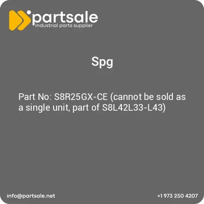 s8r25gx-ce-cannot-be-sold-as-a-single-unit-part-of-s8l42l33-l43