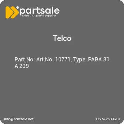 artno-10771-type-paba-30-a-209