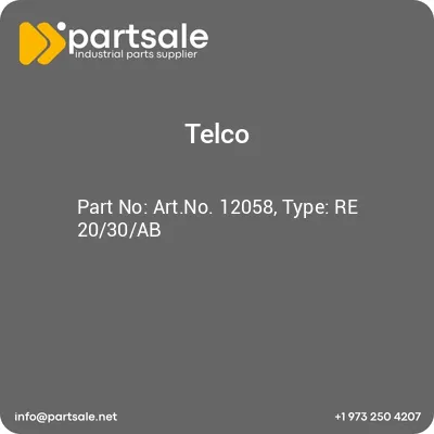 artno-12058-type-re-2030ab