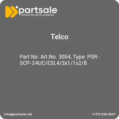 artno-3054-type-psr-scp-24ucesl43x11x2b