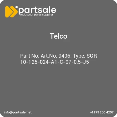 artno-9406-type-sgr-10-125-024-a1-c-07-05-j5