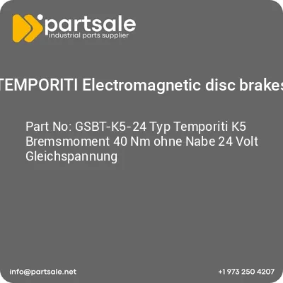 gsbt-k5-24-typ-temporiti-k5-bremsmoment-40-nm-ohne-nabe-24-volt-gleichspannung