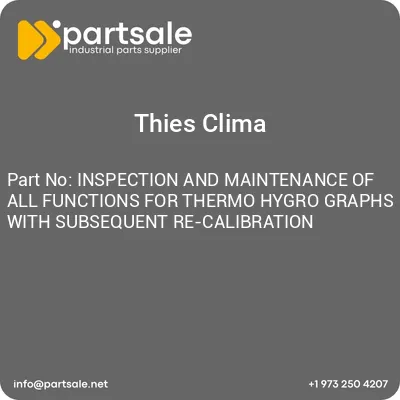inspection-and-maintenance-of-all-functions-for-thermo-hygro-graphs-with-subsequent-re-calibration